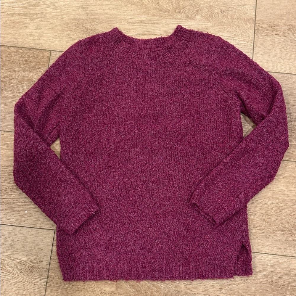 Cozy Radiant Orchid Boucle Sweater
